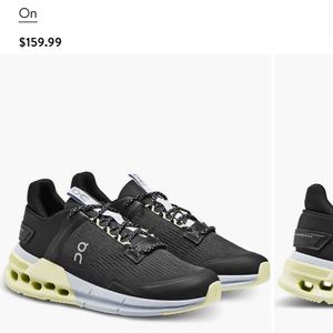 On Cloudnova Flux Sneakers NWT size 9